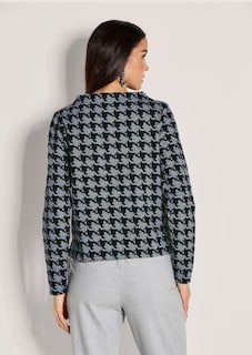 Sweatshirt im Hahnentritt-Design thumbnail 3