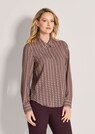 Geschmeidige Bluse mit geometrischem Muster thumbnail 1