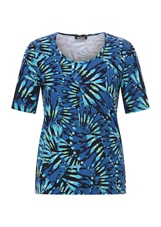 T-shirt en coton avec des fleurs féminines thumbnail 6