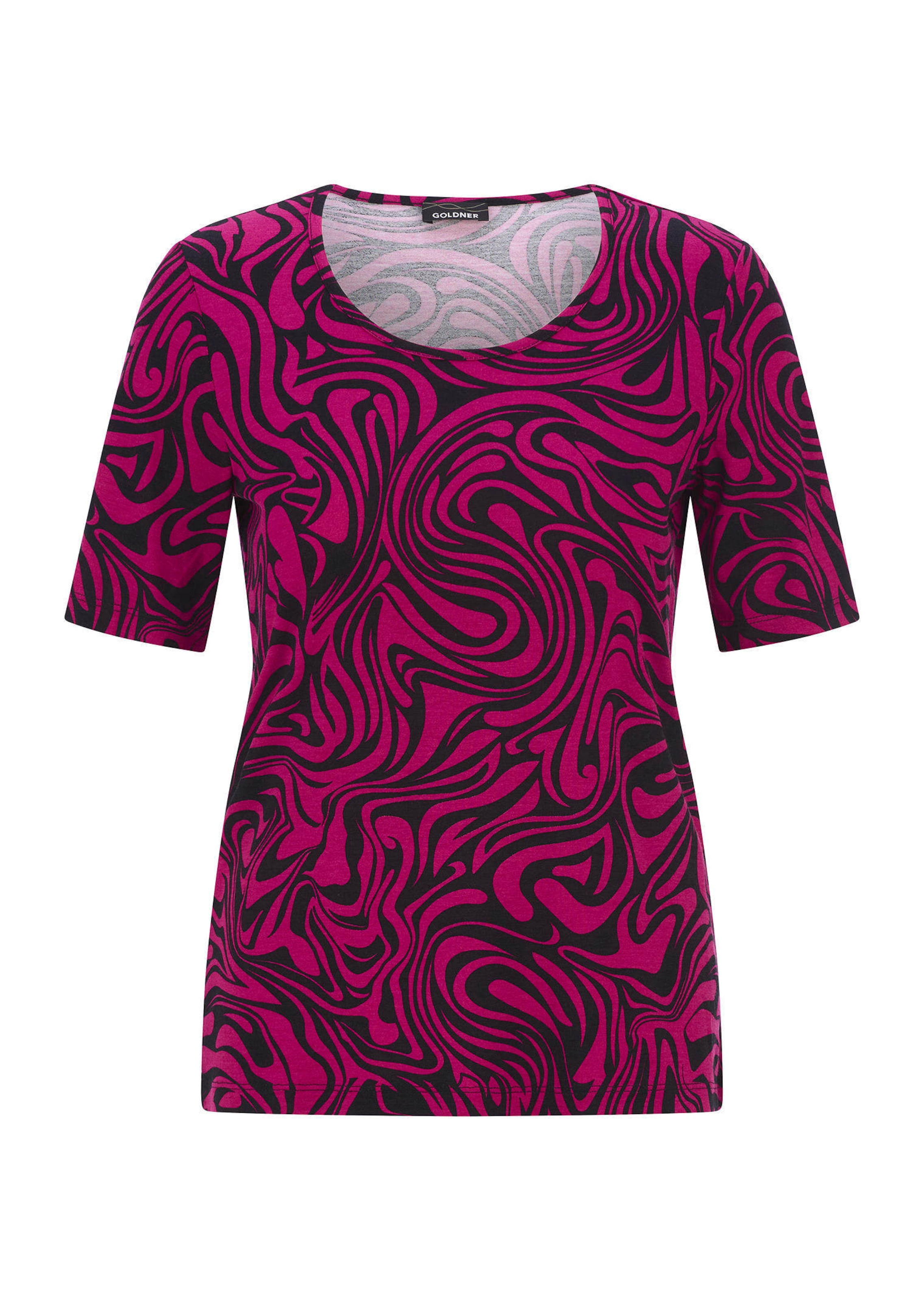 Jersey shirt met gedurfd patroon