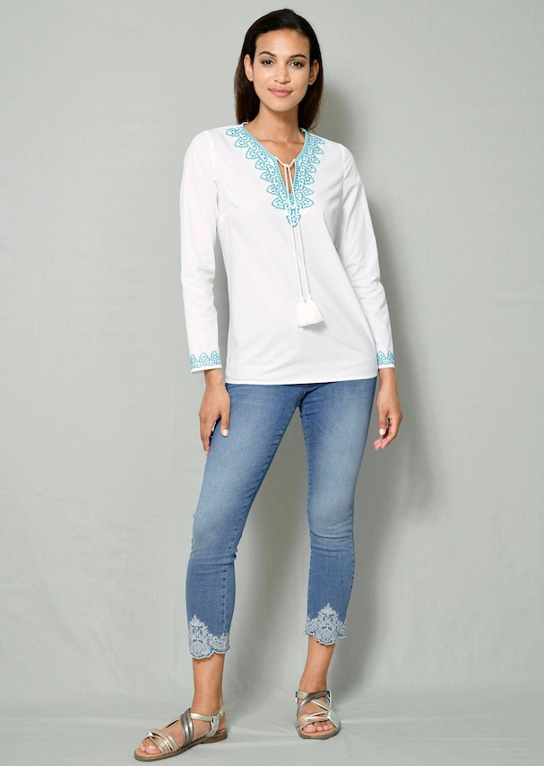 Tunika mit aufwendiger Stickerei 1