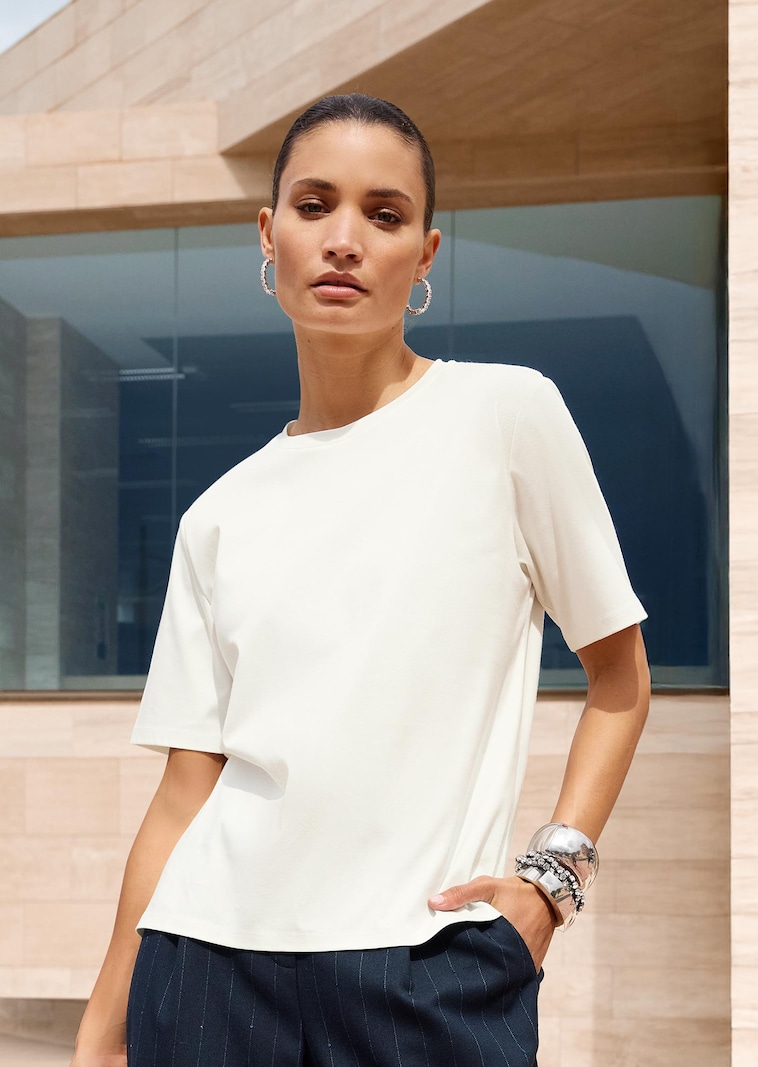 Katoenen shirt in comfort-fit