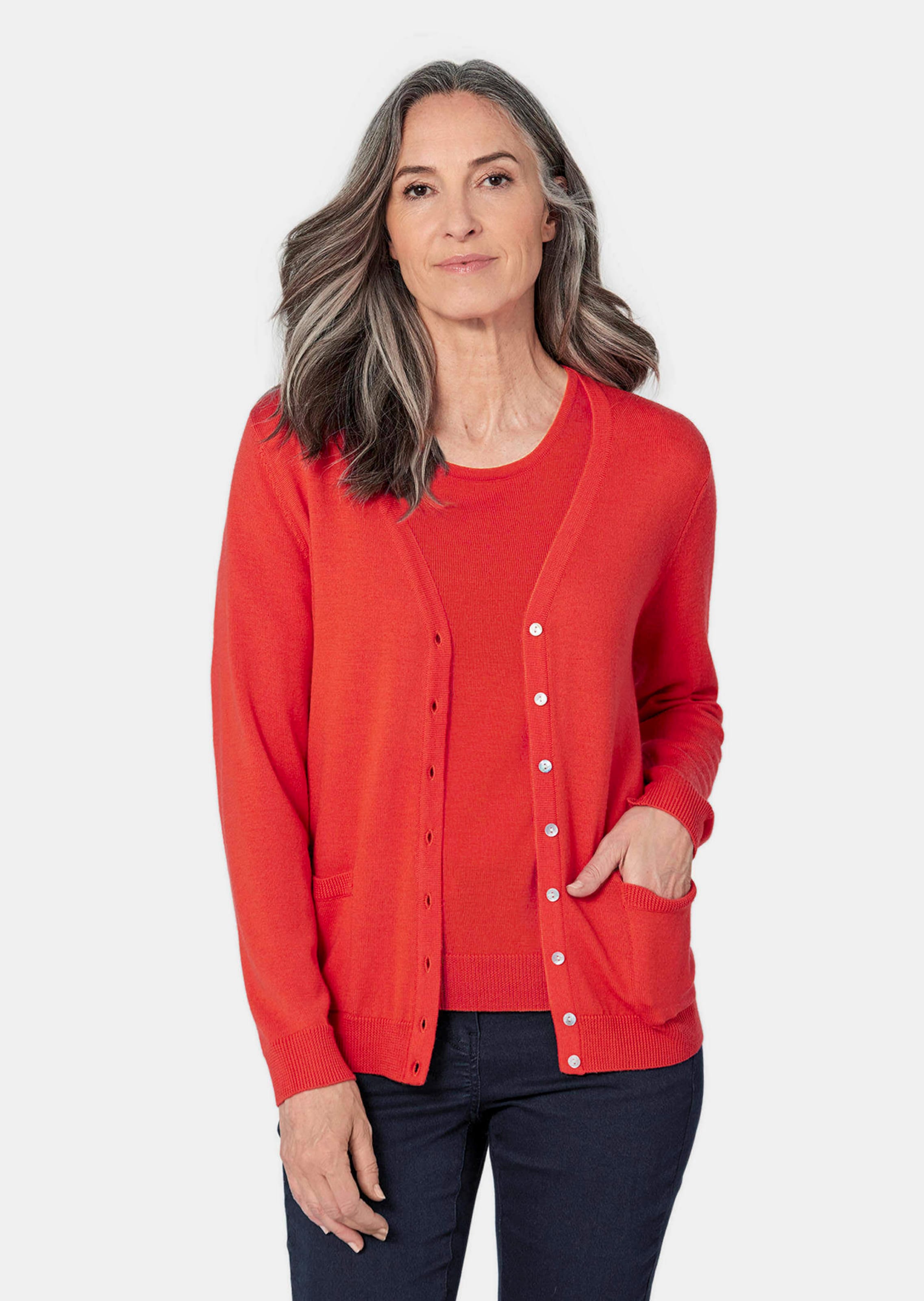 Cardigan en pure laine Mérinos