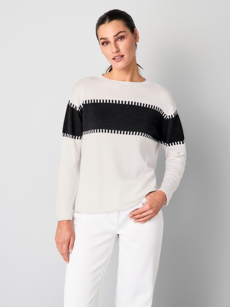 Pullover mit Streifendetail