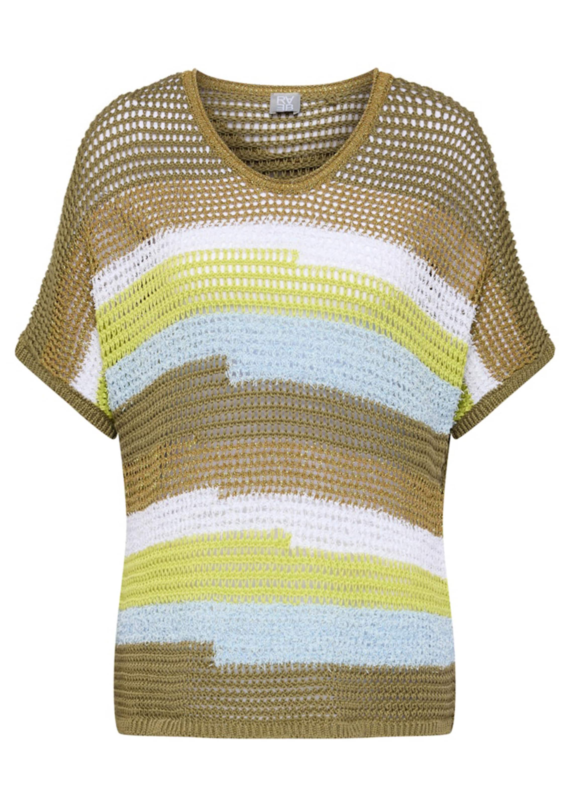 Pullover van grove tricot met glansgaren