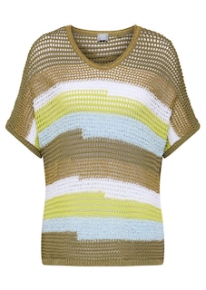 Pullover van grove tricot met glansgaren thumbnail 6