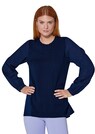 Legerer Pullover in raffiniertem Material-Mix thumbnail 1