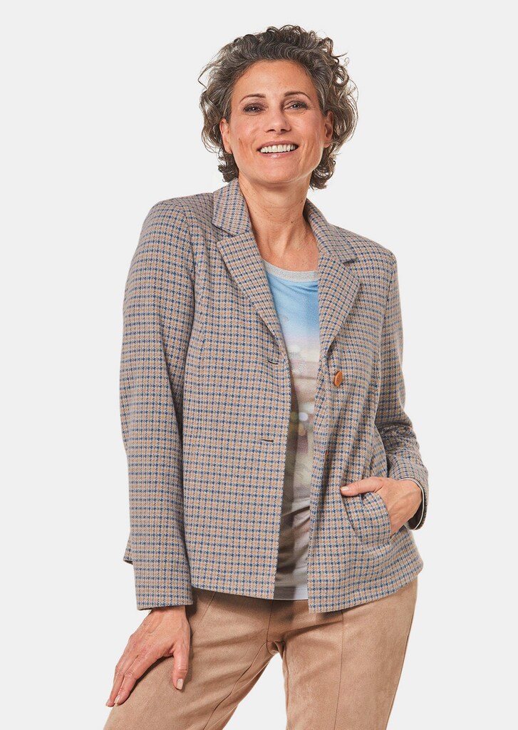 Indoorjacke aus strukturiertem Jersey