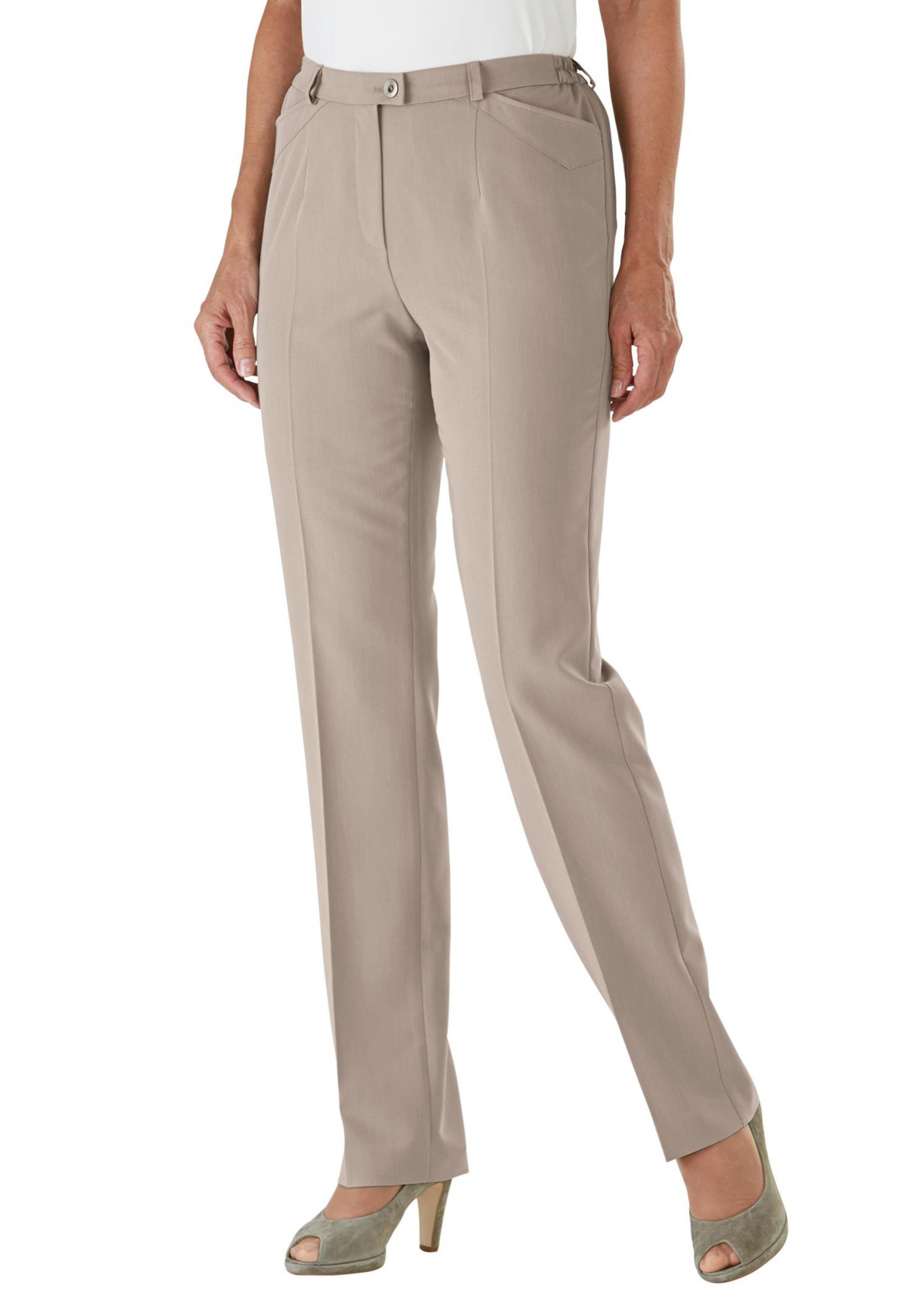 Pantalon en Professlan CARLA - beige / mélangé - Gr. 40 de Goldner Fashion