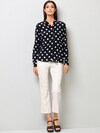 Bluse mit modischem Punkteprint thumbnail 7