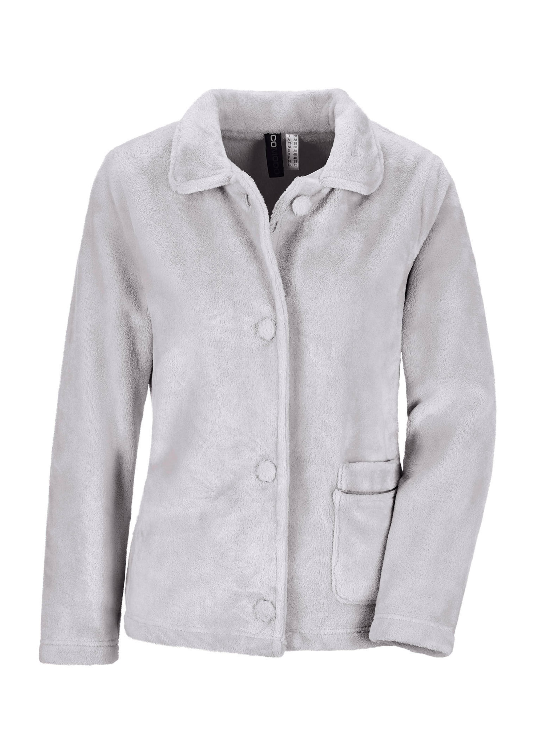 Veste en laine polaire avec gros boutons