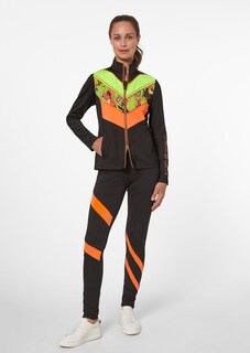 Jacke mit Colourblock-Einsätzen und Ziersteinchen thumbnail 2