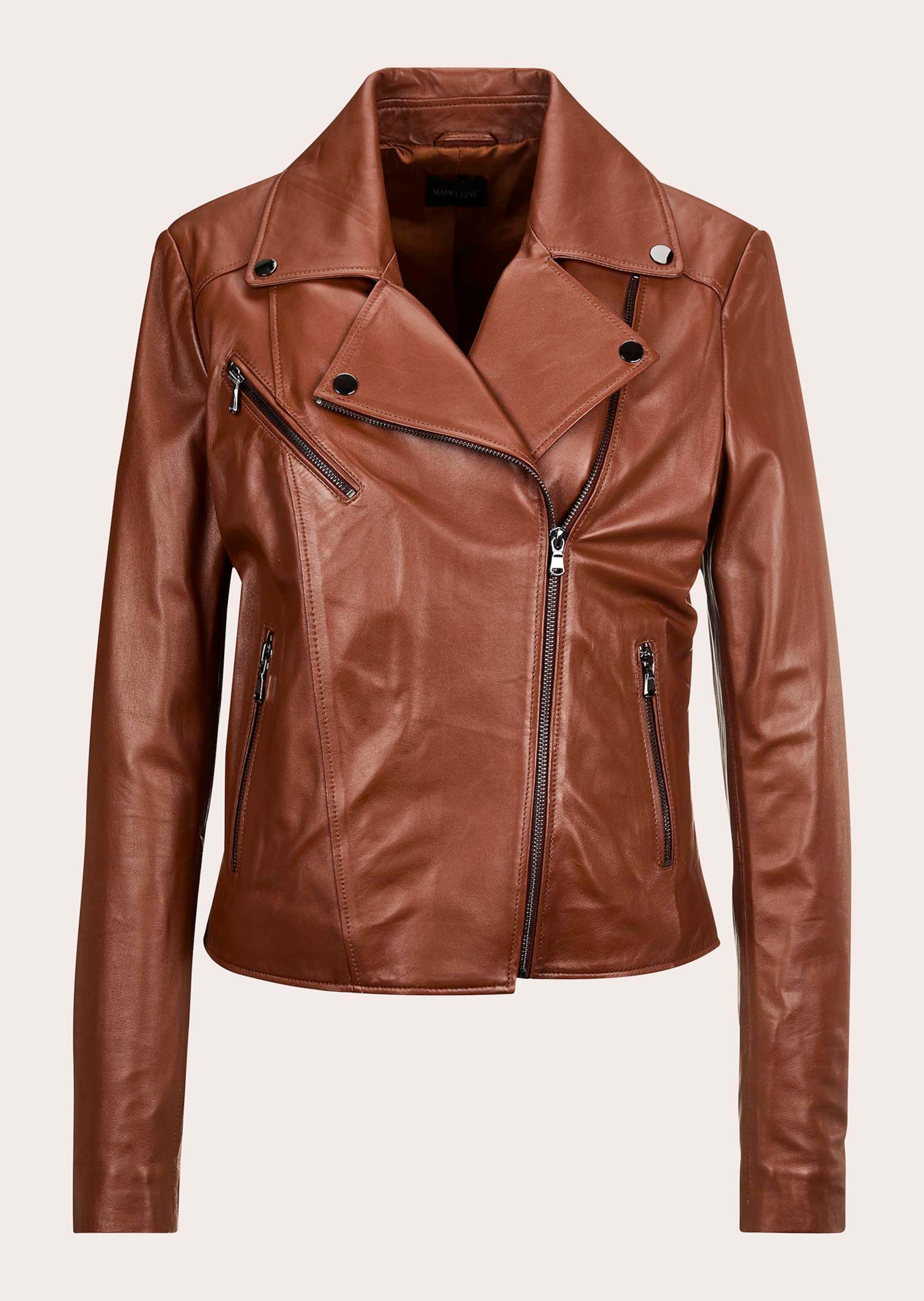 Lederjacke im Biker-Style