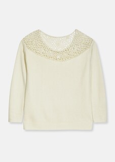 Strickpullover mit Spitze thumbnail 6
