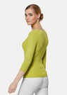 Schlanker Rippenpullover mit 3/4-Ärmeln thumbnail 4