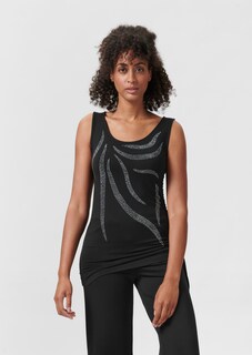 Tunic suit with metal plate decoration thumbnail 1