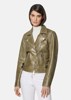 Lederjacke mit Reißverschluss thumbnail 1