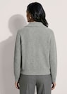Tricot jasje in blousonstijl met 2-wegritssluiting thumbnail 3