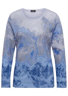 Softes Flammgarnshirt mit schönem Druckmuster thumbnail 2