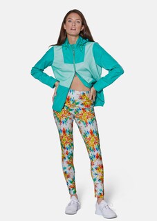 Bedruckte Leggings mit Mesheinsätzen thumbnail 2