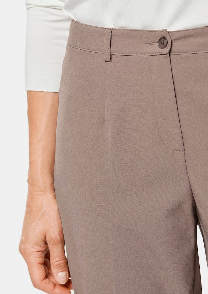 Pantalon avec passants de ceinture facile d'entretien 4