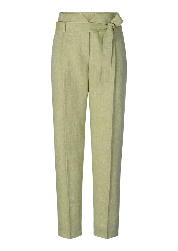 Linen trousers in highwaist style 5