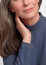 Fijn gebreide tricot pullover met opstaande kraag thumbnail 5