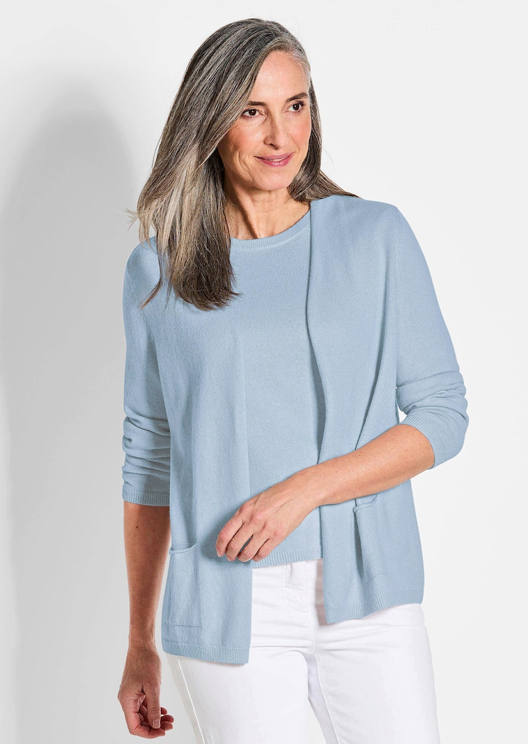 Cardigan long en cachemire