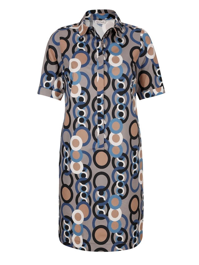 Kleid mit attraktivem Druck