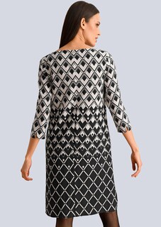 Kleid mit grafischem Druck thumbnail 7