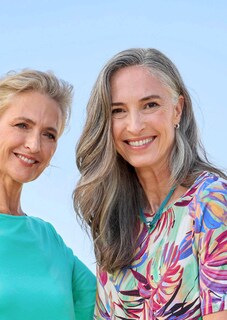 Mehrreihige Kette mit türkisen Glassteinen thumbnail 2