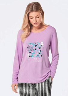 T-shirt à manches longues avec imprimé pailleté thumbnail 7