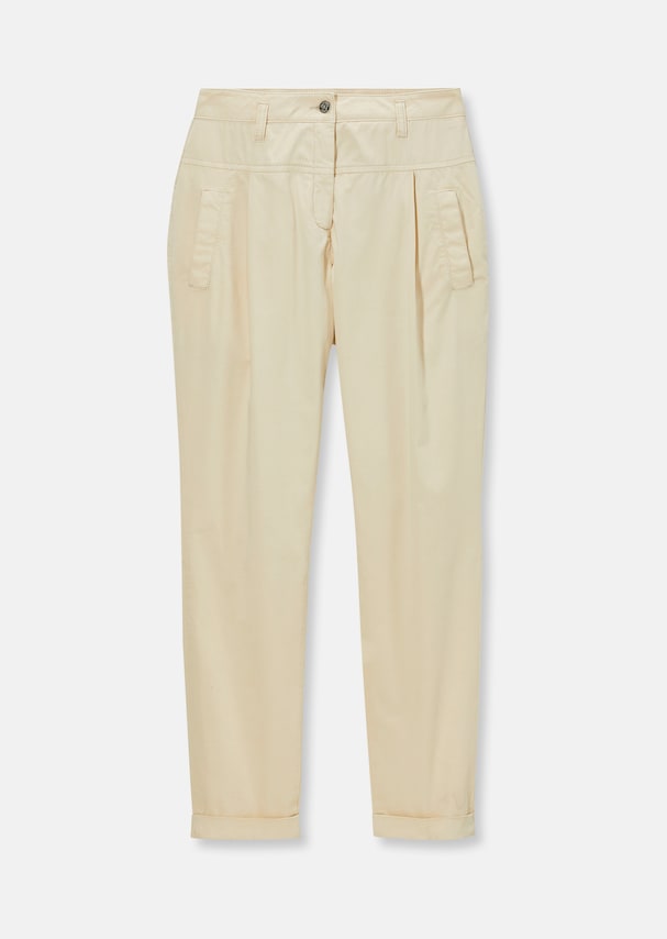 Chino trousers with pleats 5