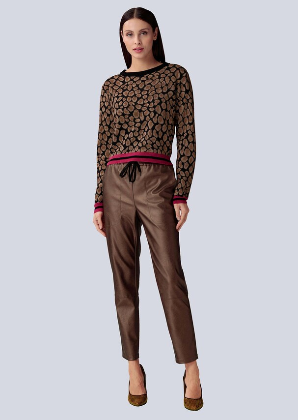 Pullover aus Jacquardstrick in Animaldessin 6