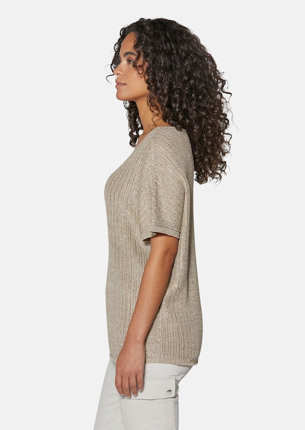 Ribbed jumper with sequins 3