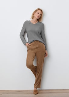 Kaschmirpullover mit V-Ausschnitt thumbnail 7