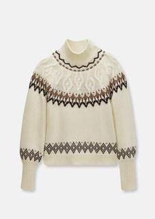 Norwegerpullover mit Stehkragen thumbnail 6