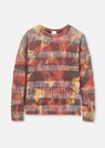 Rundhals-Pullover mit Allover-Druck thumbnail 6