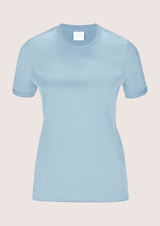 Blusenshirt aus Seide mit Rippenblenden thumbnail 6