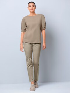 Shirt mit gerafftem Halbarm thumbnail 2