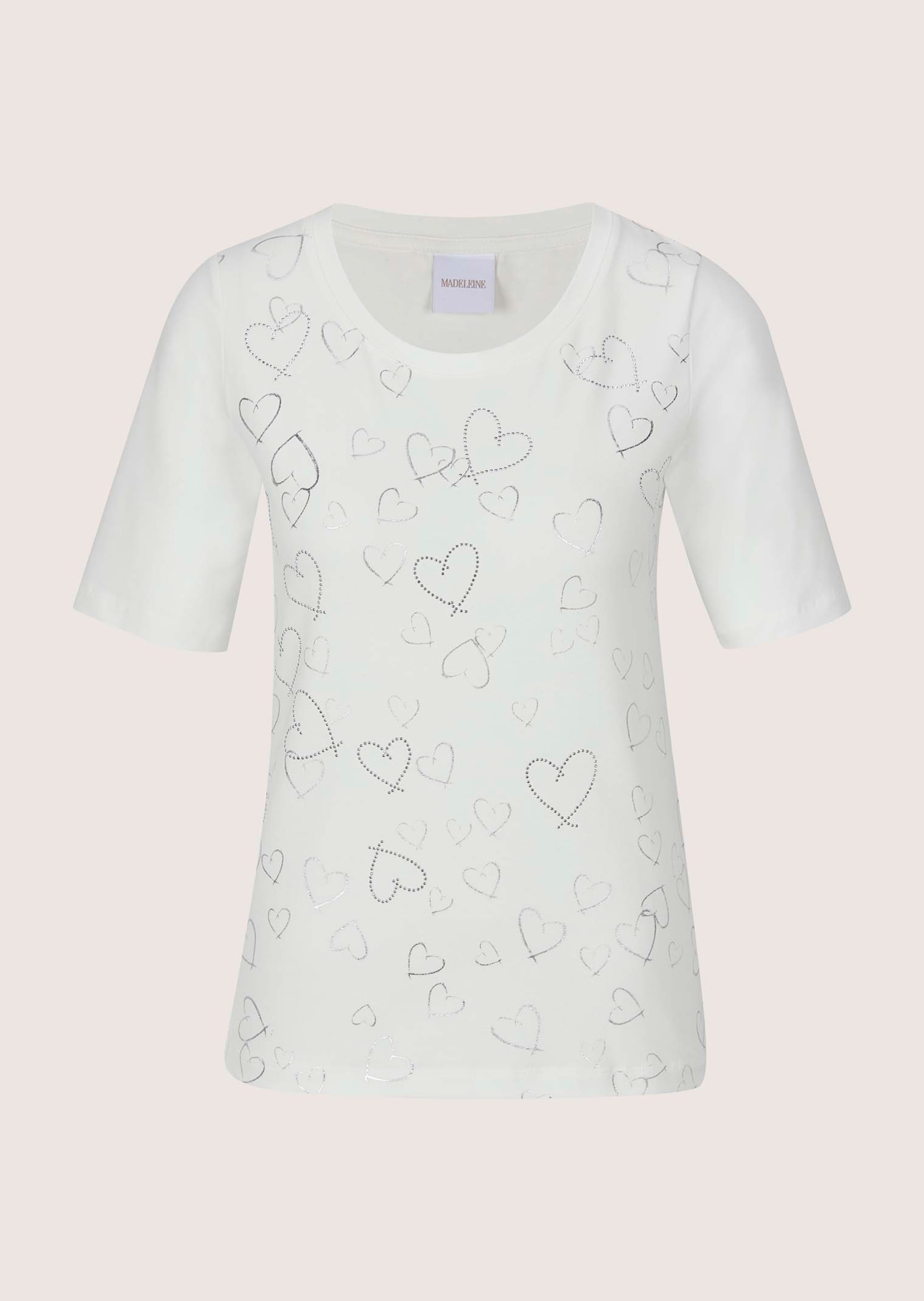 T-shirt à imprimé cœur