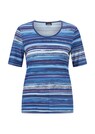 Viskoseshirt mit farbintensivem Streifenmuster thumbnail 6