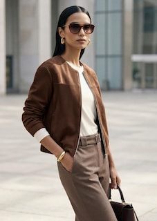 Blouson in Veloursoptik thumbnail 1