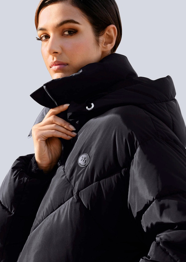 Steppmantel mit modischer Steppung