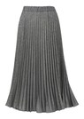 Pleated skirt with striking print thumbnail 1