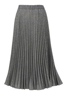 Pleated skirt with striking print thumbnail 1