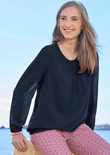 Elegante blouse van chiffon thumbnail 7