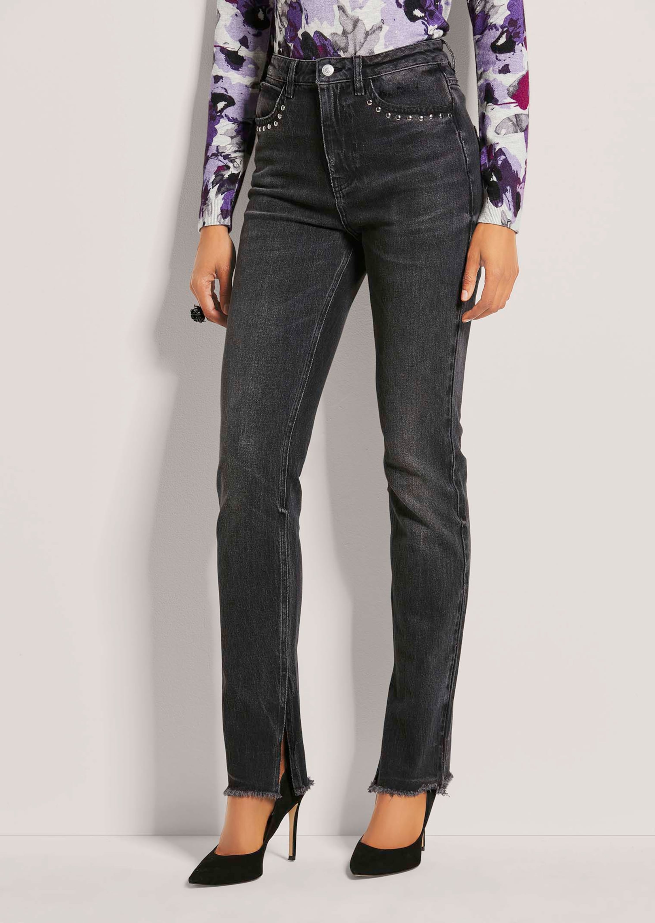 Schlanke Five-Pocket-Jeans