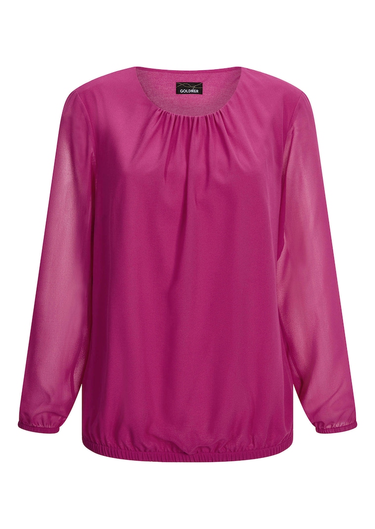 Elegante Bluse aus Chiffon