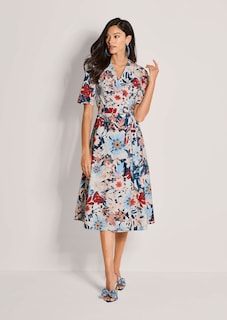Wickelkleid mit Blumenmuster thumbnail 1